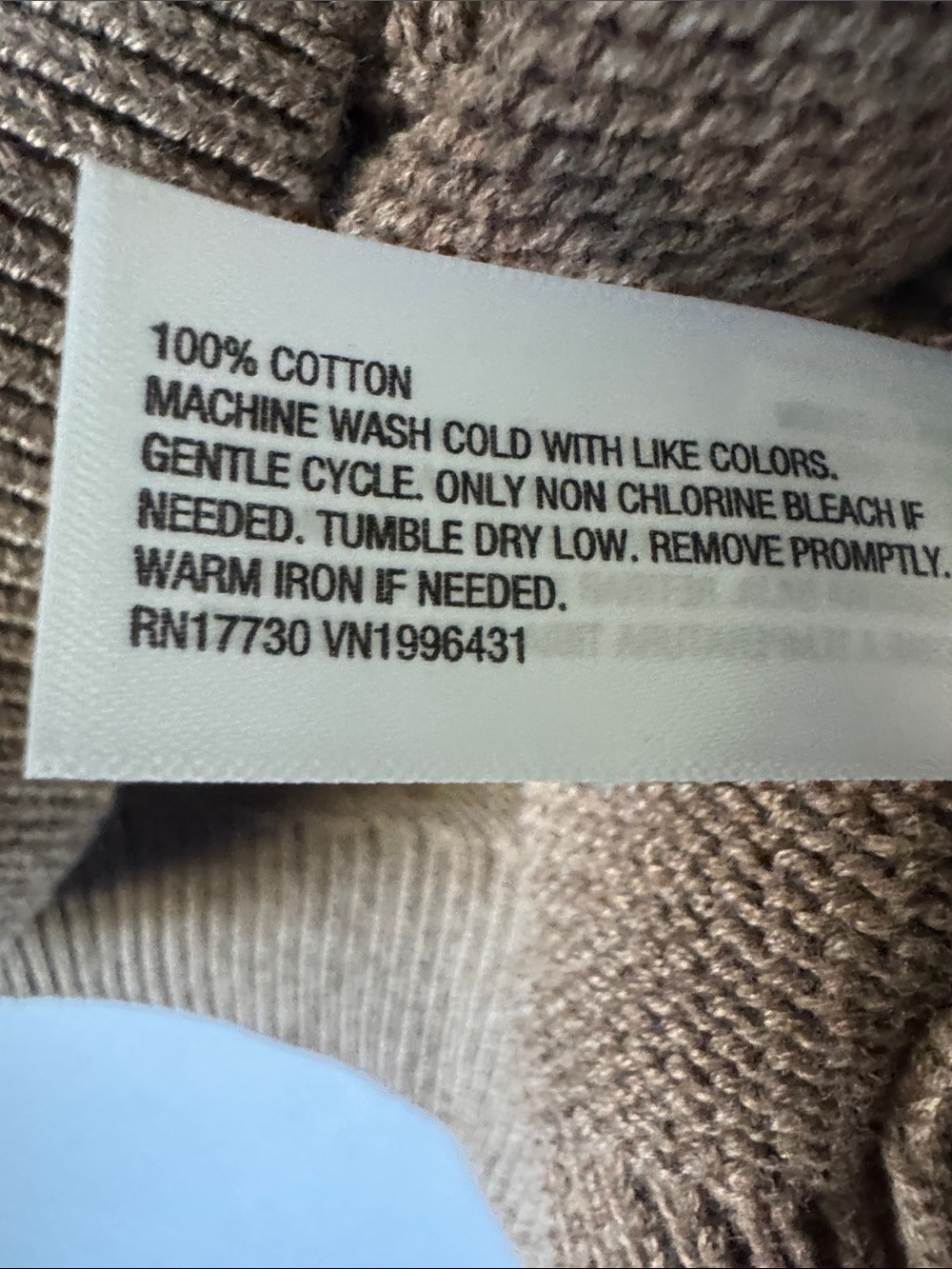 Universal Thread 100% Cotton Cardigan Small Neutral Covered Button NWOT - Picture 3 of 4